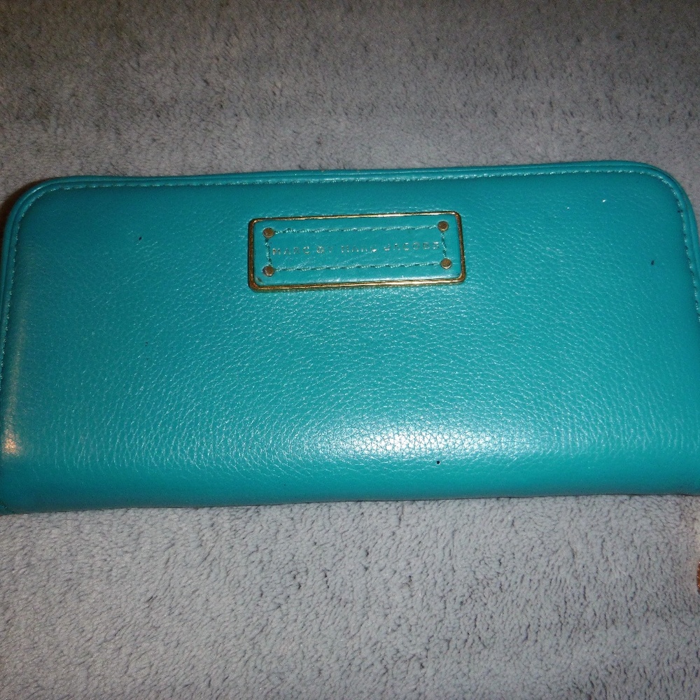 Marc by Marc Jacobs Leather Wallet, Teal